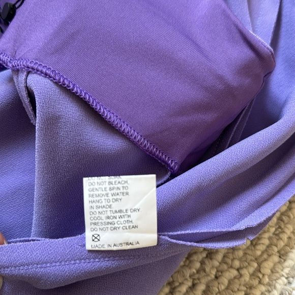 BEC + BRIDGE Marisol Scoop Mini Dress In Grape - Picture 11 of 11